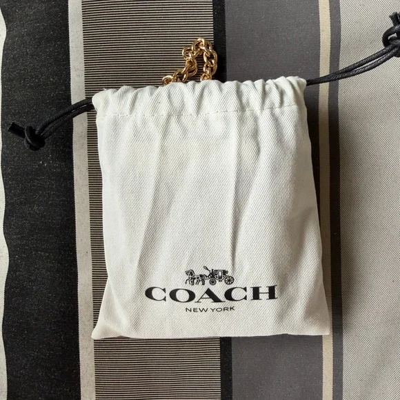 Coach Tan Leather Card Wallet - Picture 5 of 7